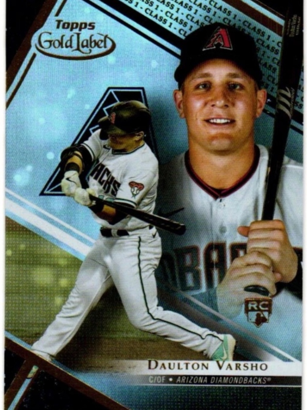 Daulton Varsho 2024 Topps Toronto Blue Jays Refractor Baseball Card